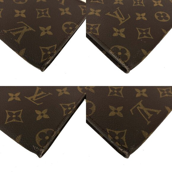 Louis Vuitton Monogram Cosmetics Pouch (Bucket PM) Purse Brown lux115-101225 - Picture 6 of 8